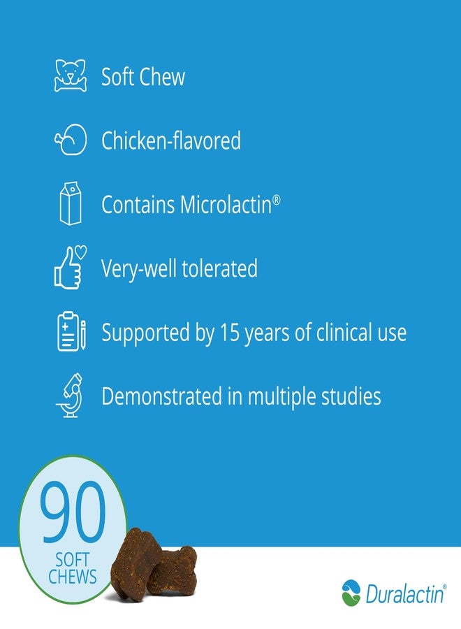 PRN Pharmacal Duralactin Canine Soft Chews - Joint Health Supplement for Dogs & Puppies to Help Reduce Chronic Soreness - Canine Chews Containing Dried Milk Protein - Chicken-Liver Flavor - 90 Chews - Image 4